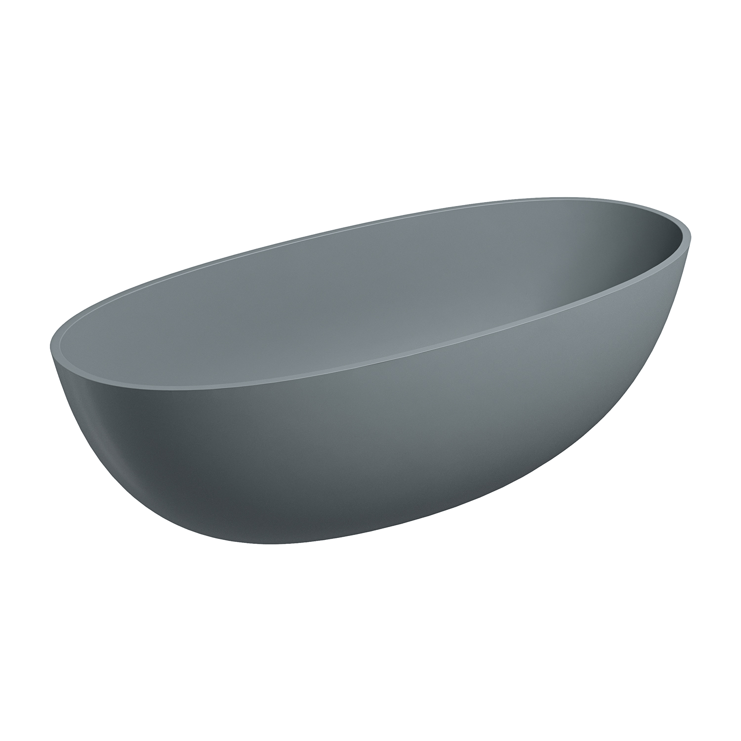 Omnires Shell M+ Freistehende Badewanne 175x78 cm oval SHELL175WWAG