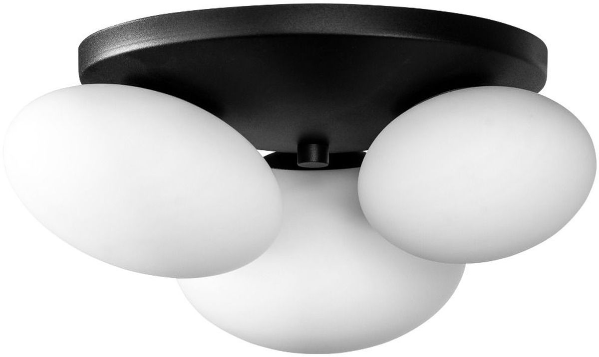 Zuma Line Omi Deckenlampe 3x5 W schwarz 1190