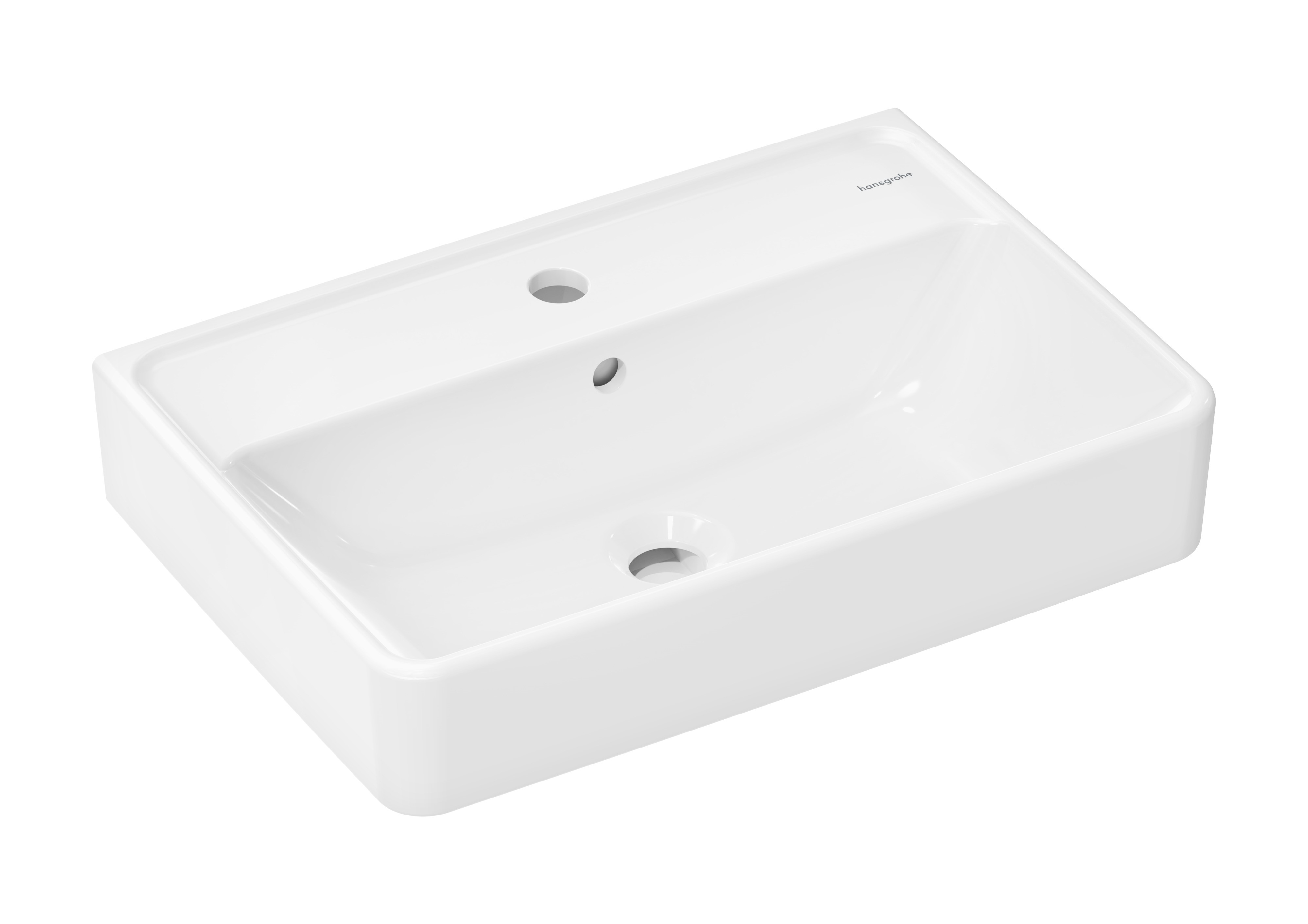 Hansgrohe Xanuia Q Waschbecken 55x37 cm rechteckig Klassisch weiß 61120450