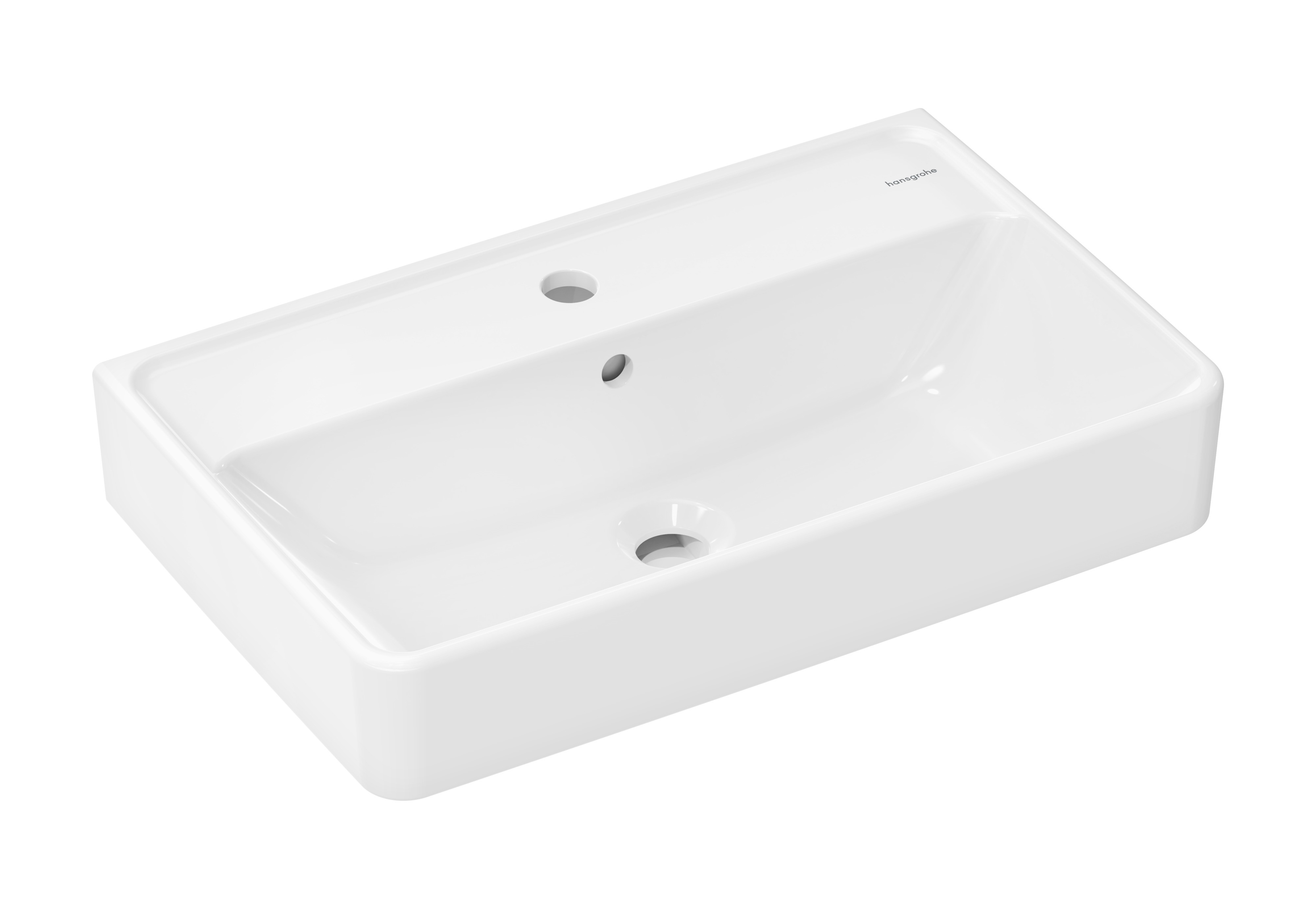 Hansgrohe Xanuia Q Waschbecken 60x37 cm rechteckig Klassisch weiß 60213450