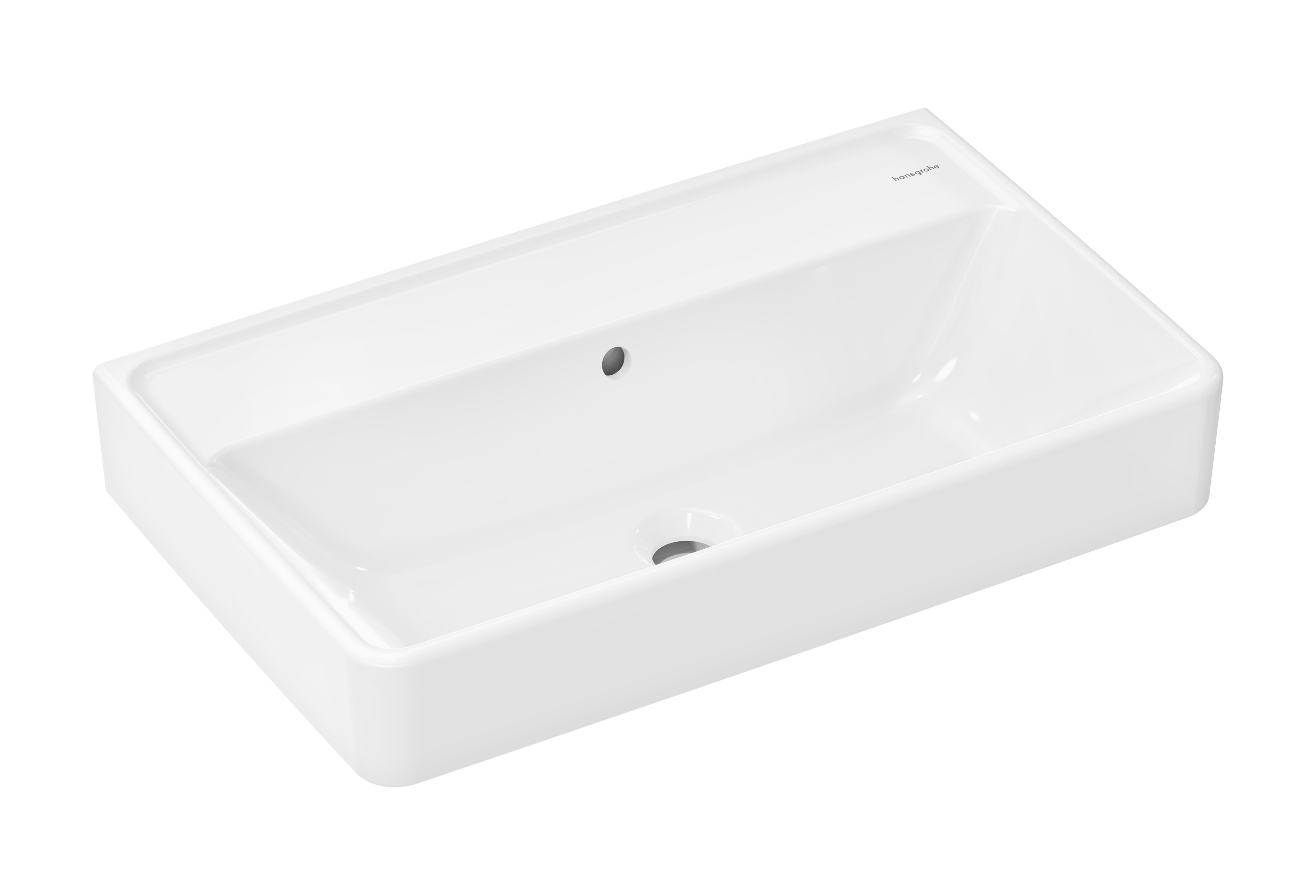 Hansgrohe Xanuia Q Waschbecken 65x39 cm rechteckig Klassisch weiß 61129450