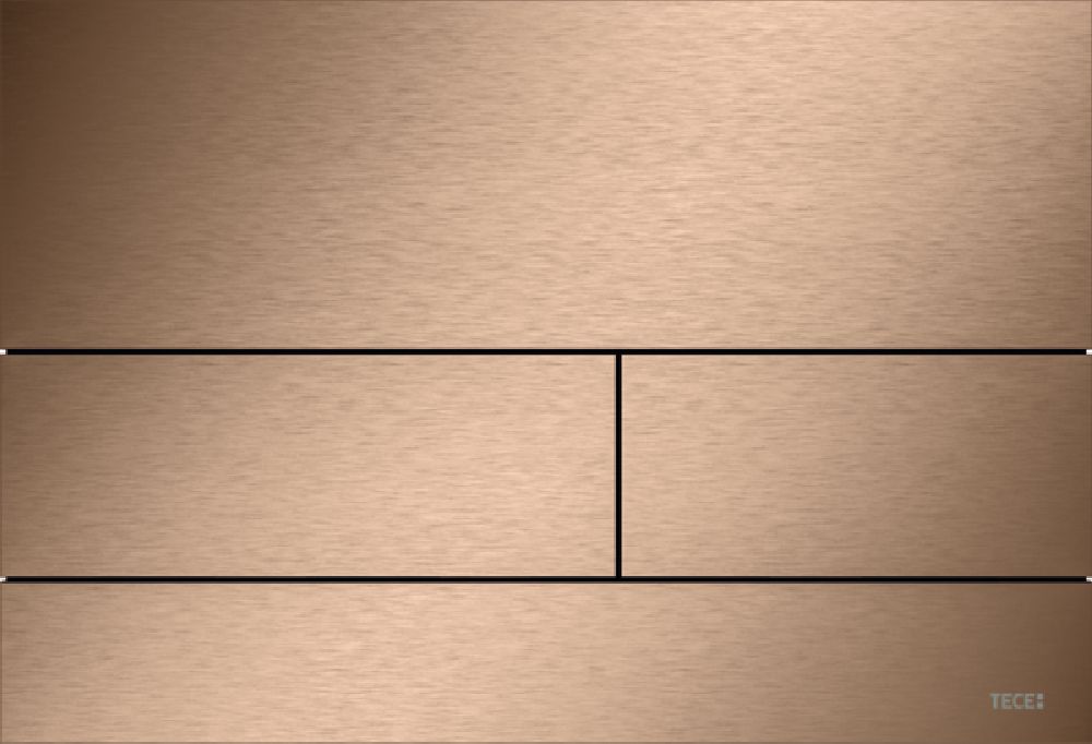 Tece Square Betätigungsplatte für Toilette gold 9240848