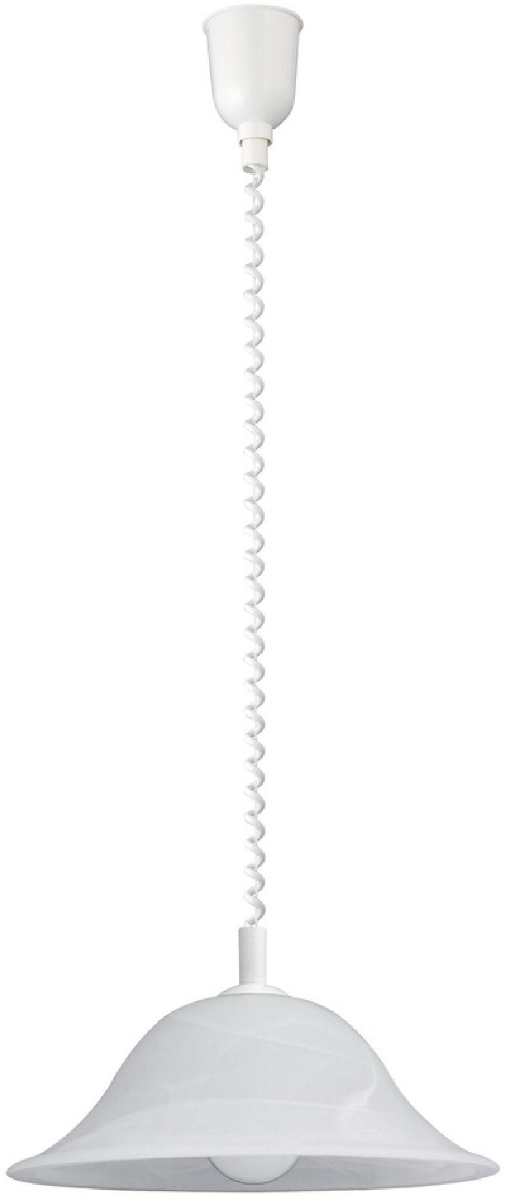 Rabalux Alabastro Pendelleuchte 1x60 W weiß 3904