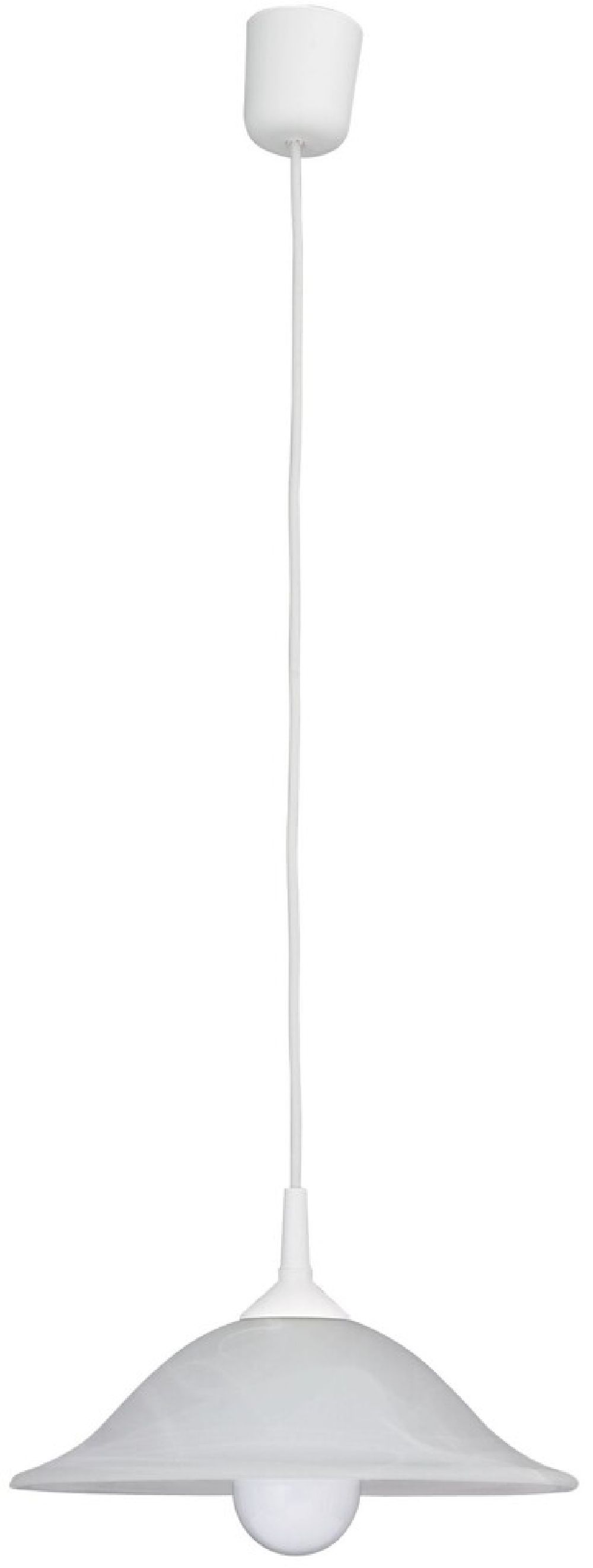 Rabalux Alabastro Pendelleuchte 1x60 W weiß 3905