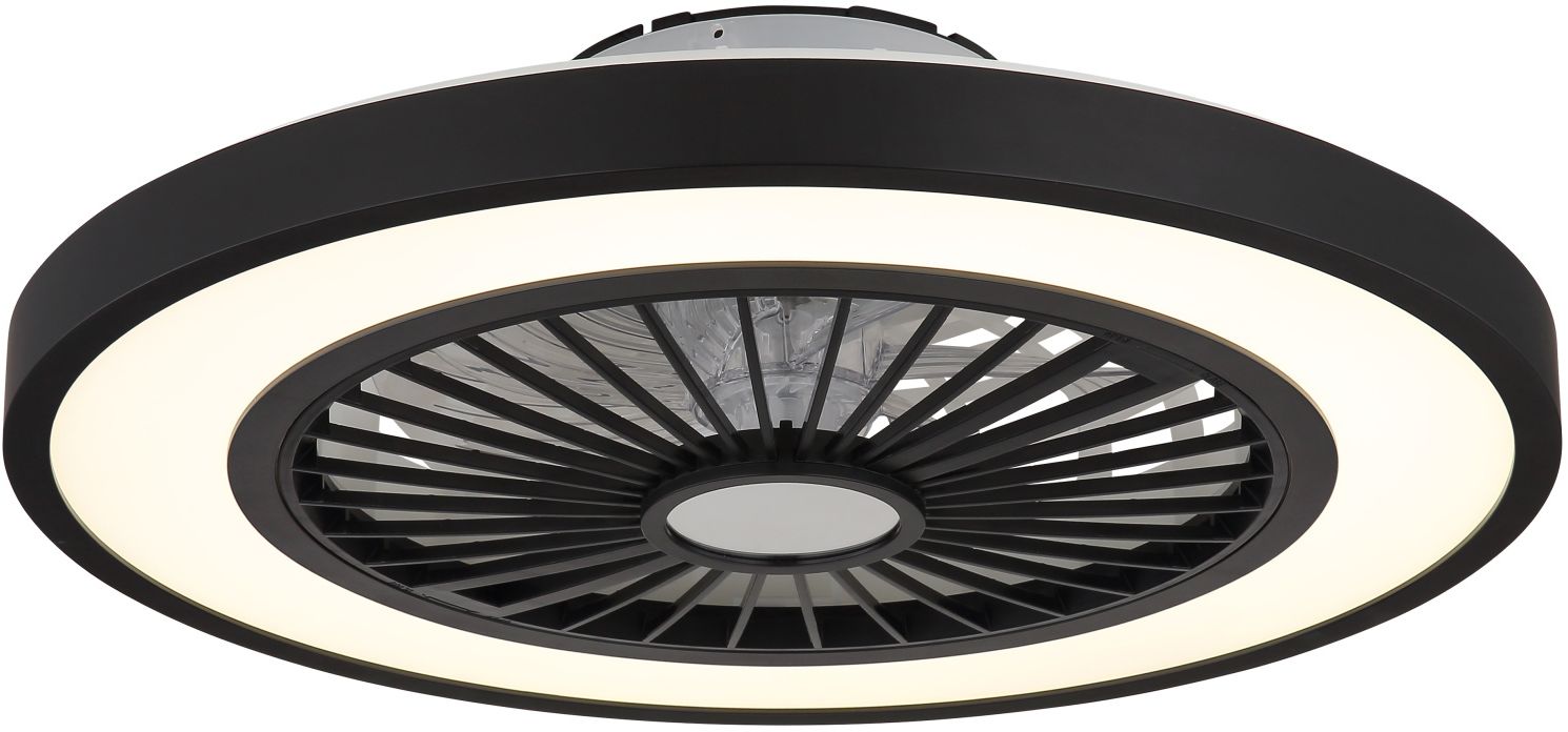 Globo Lighting Blizzak Deckenventilator mit Lampe 1x45 W weiß-schwarz 03653