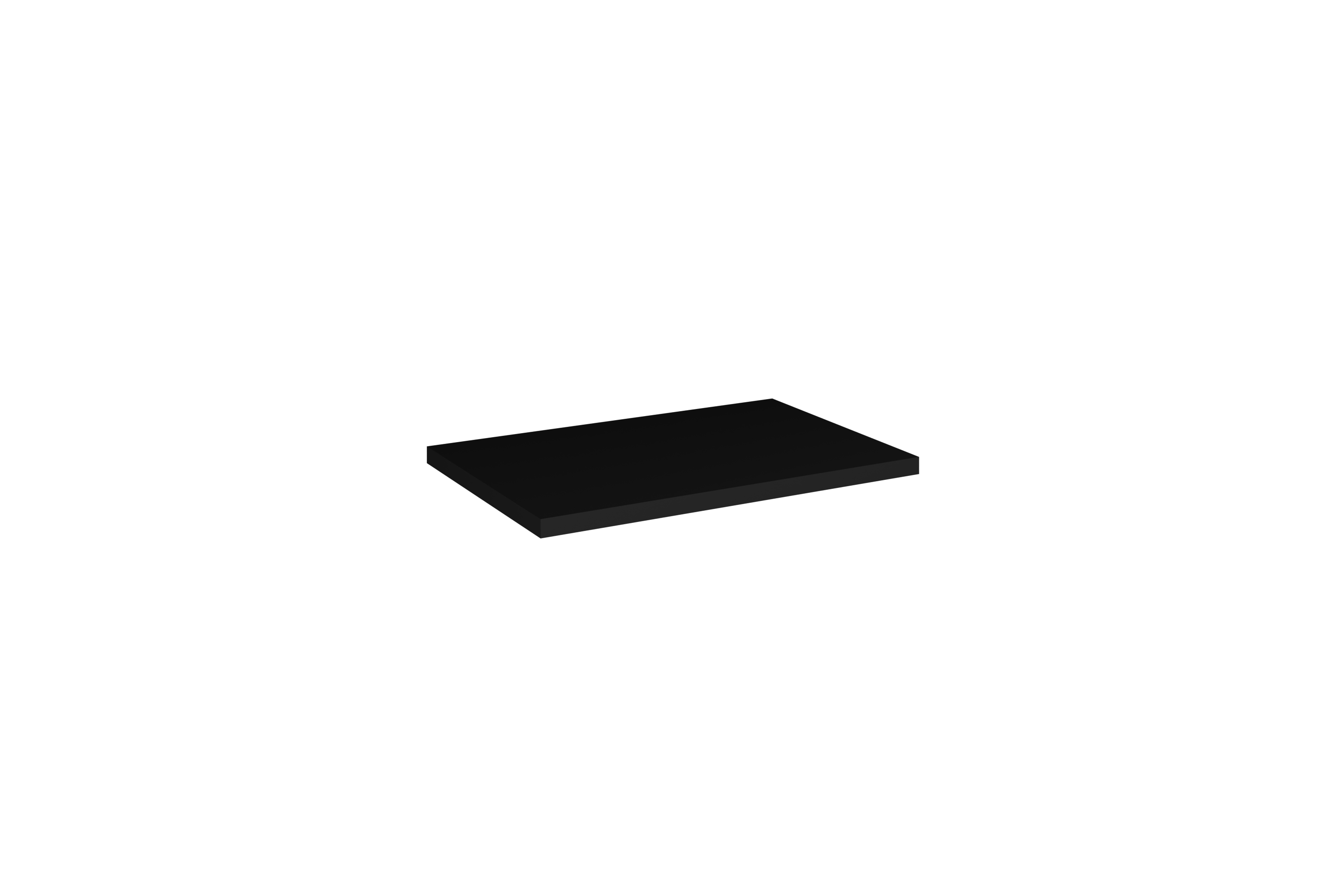Comad Nova Black Arbeitsplatte 60.4x40 cm schwarz NOVA BLACK B 89-60