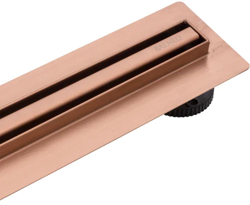 Balneo Slim & Low ProLine Copper Linienablauf 80 cm kupferrot A0401090201-3