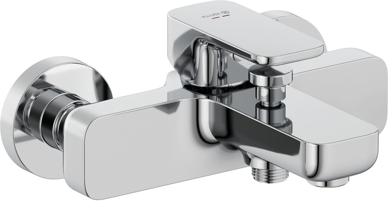 Kludi Renon Badewannen- und Duscharmatur Wandmontage chrom 426910575