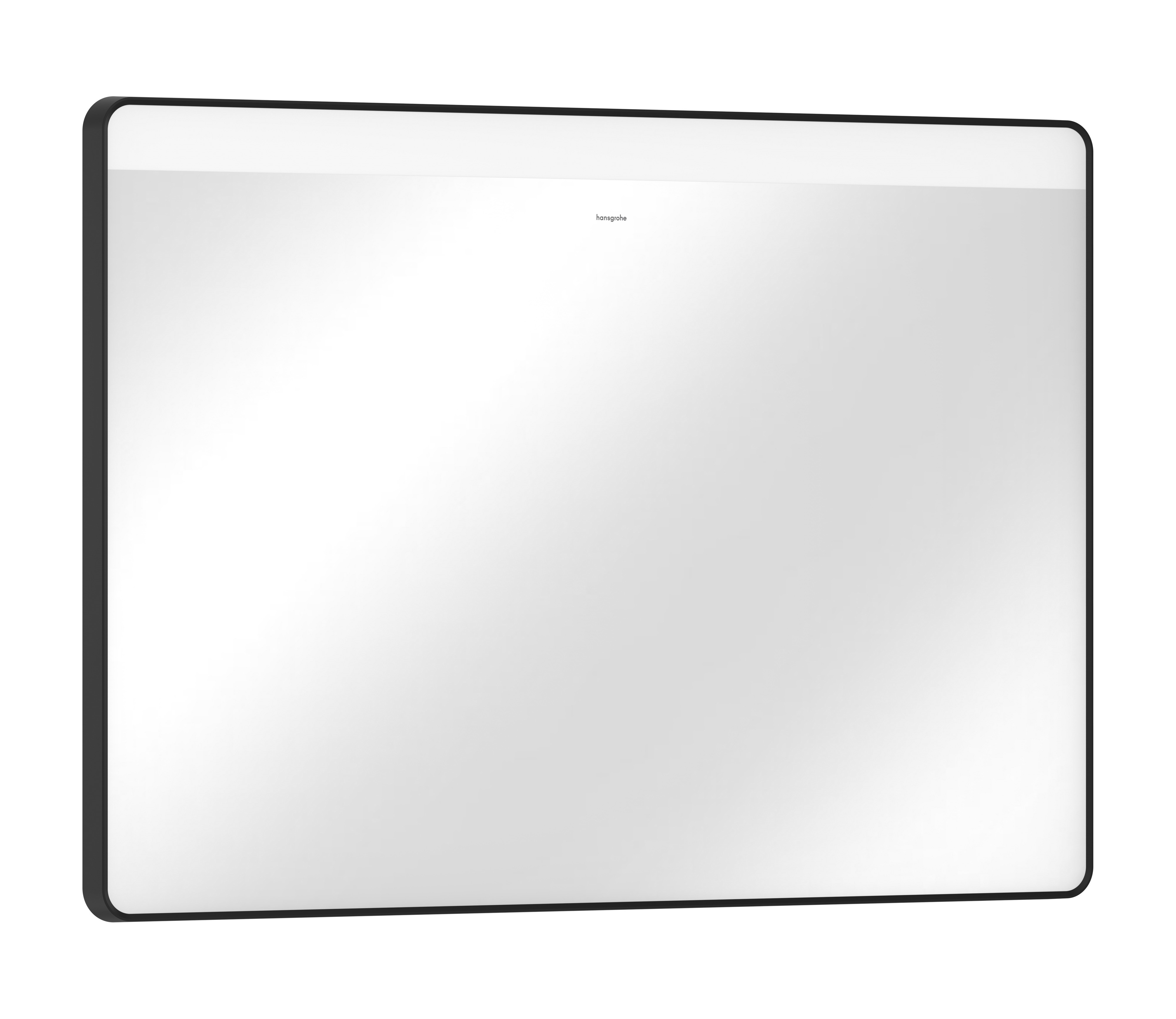 Hansgrohe Xarita Lite Q Spiegel 100x70 cm rechteckig mit Beleuchtung mit Spiegelheizung schwarz 54972670