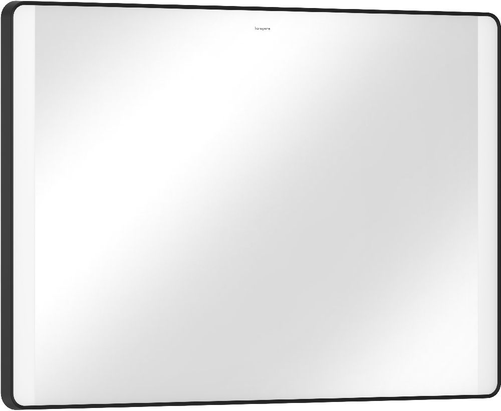 Hansgrohe Xarita Lite Q Spiegel 100x70 cm rechteckig mit Beleuchtung mit Spiegelheizung schwarz 54977670
