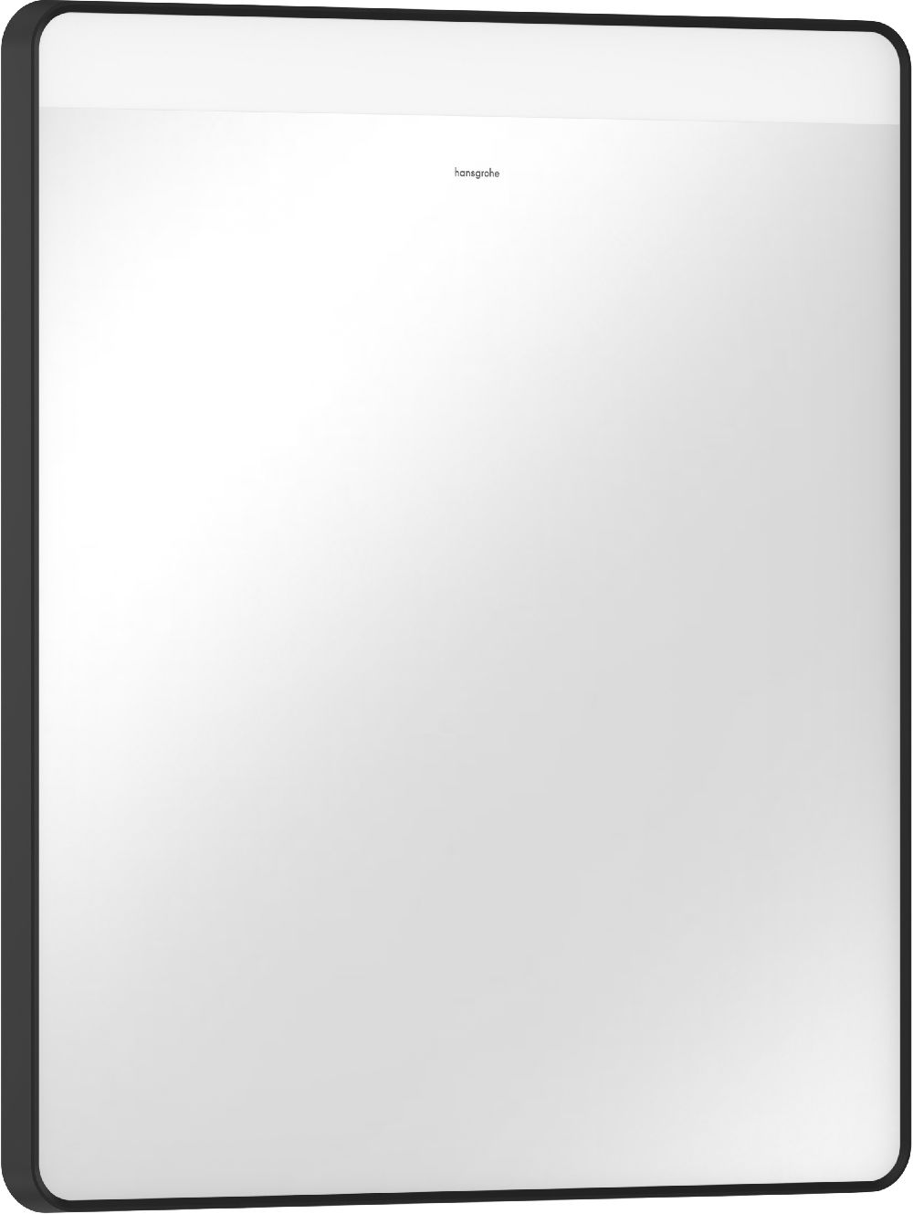 Hansgrohe Xarita Lite Q Spiegel 60x70 cm rechteckig mit Beleuchtung schwarz 54957670