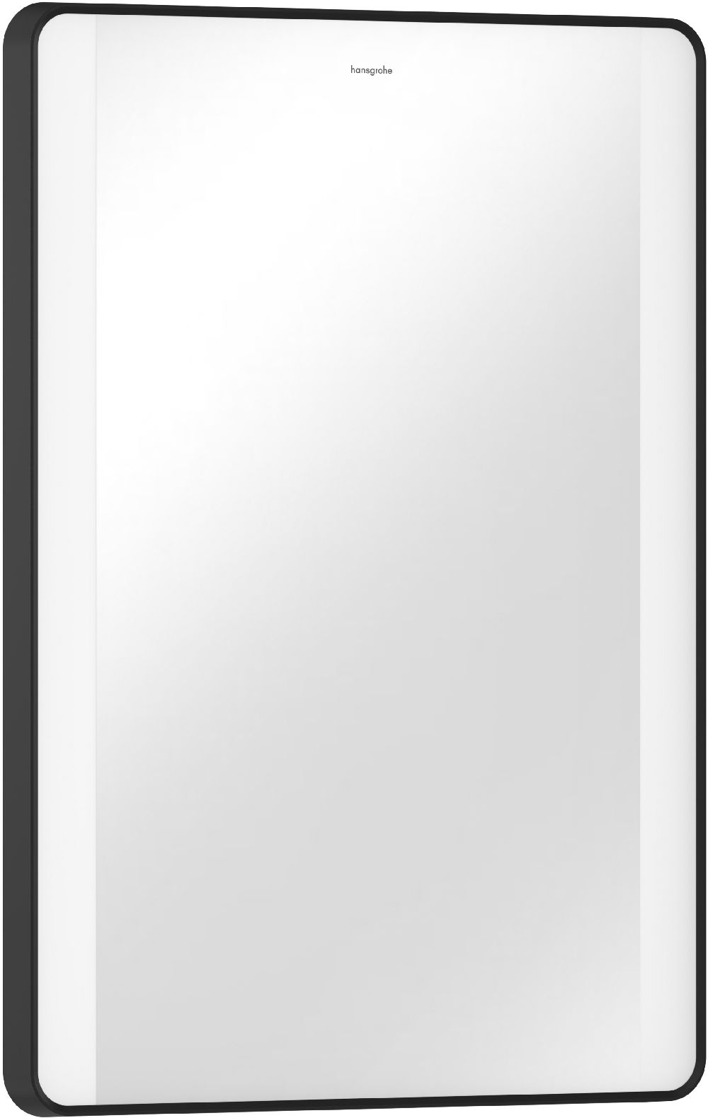 Hansgrohe Xarita Lite Q Spiegel 50x70 cm rechteckig mit Beleuchtung schwarz 54961670