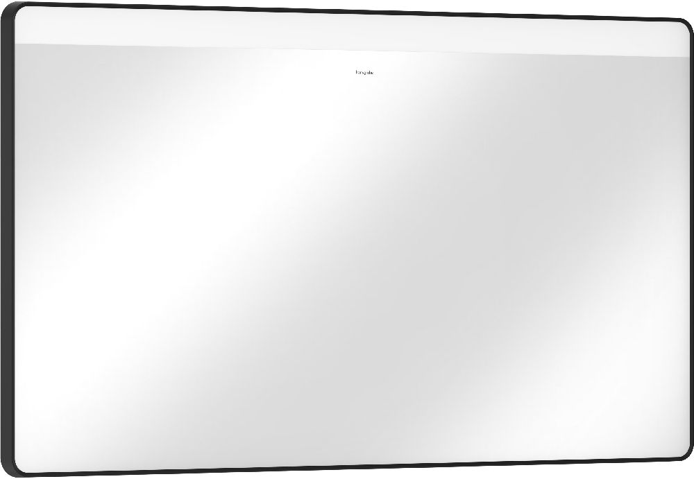 Hansgrohe Xarita Lite Q Spiegel 120x70 cm rechteckig mit Beleuchtung schwarz 54960670