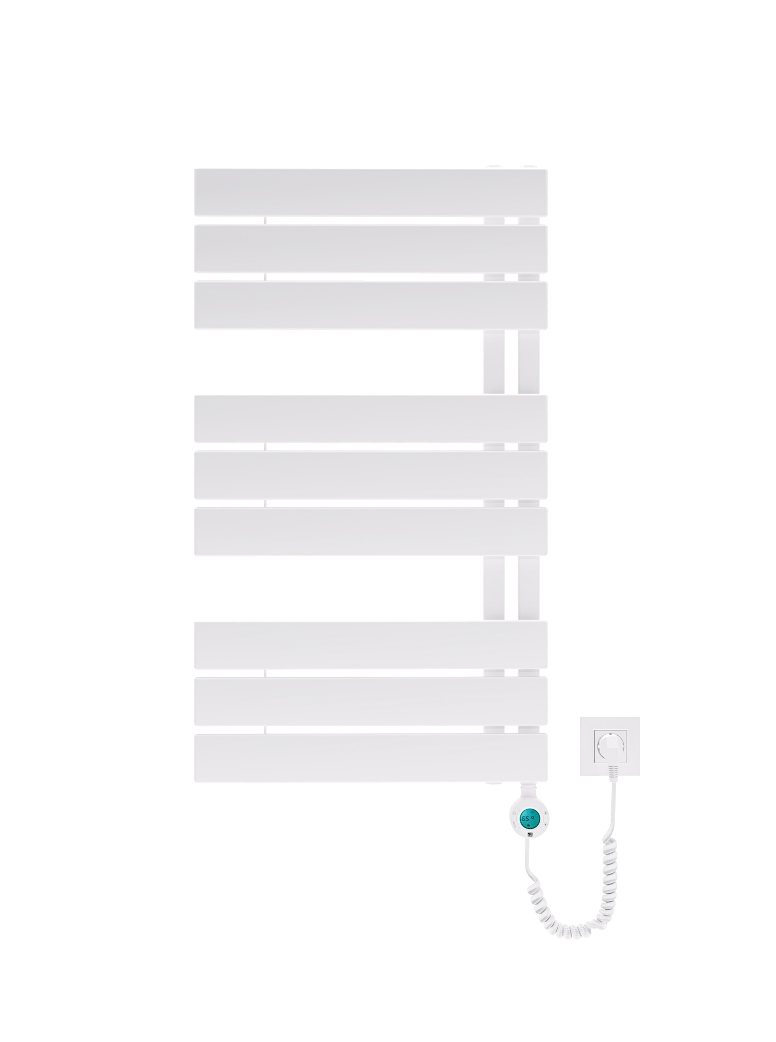 Luxrad Nobile Elektro Elektrischer Heizkörper 111x50 cm weiß NOB11105009003ERG