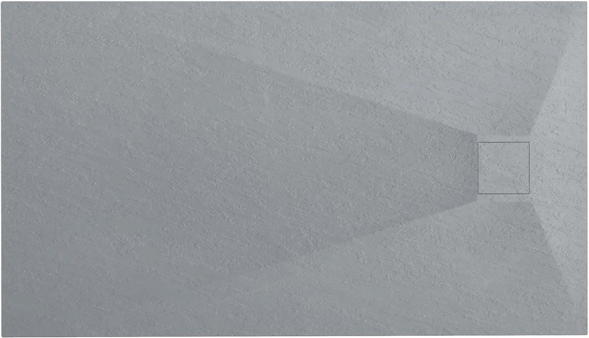 Rea Magnum Grey Rechteckige Duschwanne 120x90 cm grau REA-K4108