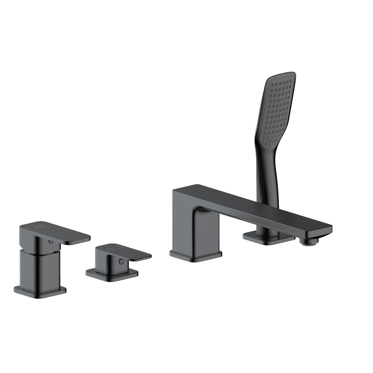 Oltens Hadsel Badewannen- und Duscharmatur awannenmontiert graphit 34203400