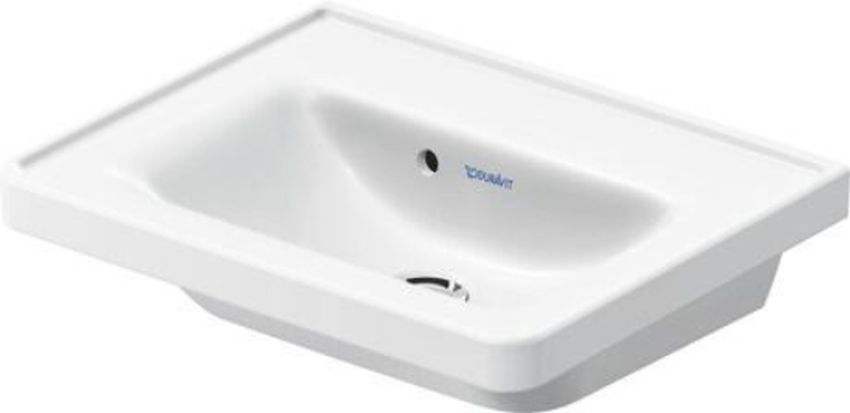 Duravit D-Neo Waschbecken 50x40 cm rechteckig Klassisch-Möbel weiß 0742500060