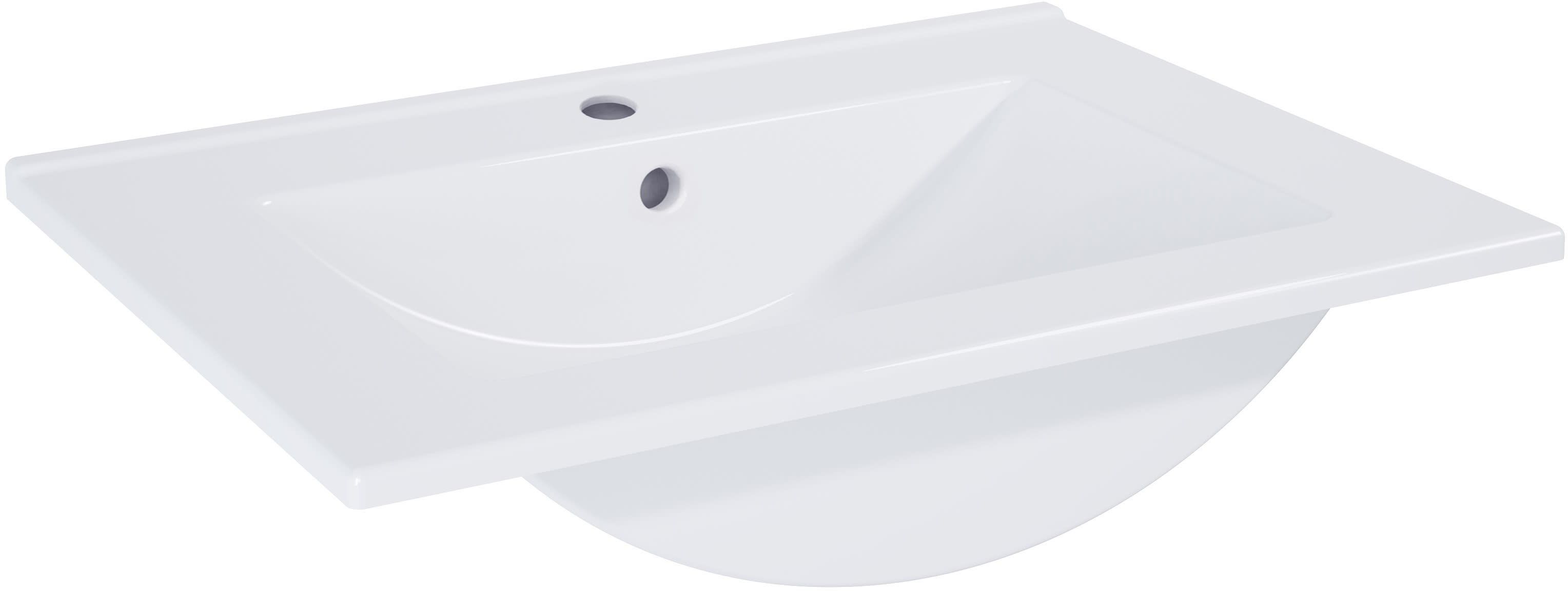 Roca Hebe Waschbecken 51.5x39.5 cm rechteckig Möbel weiß A3272A0000
