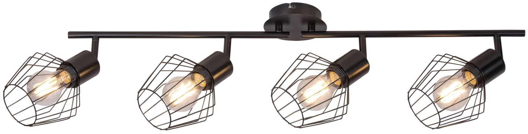 Rabalux Belano Deckenlampe 4x40 W schwarz 3537