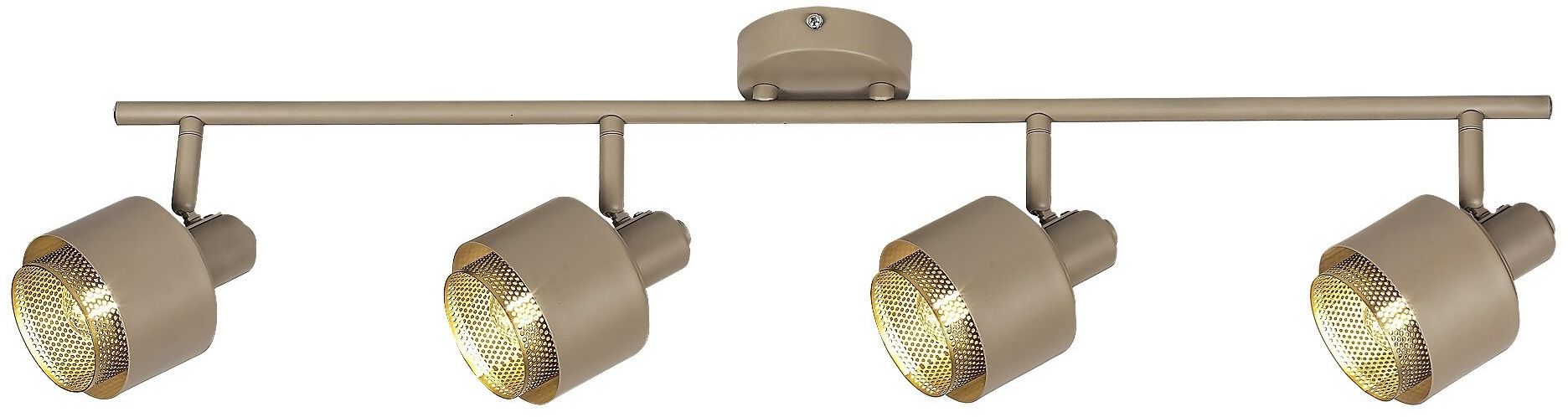 Rabalux Fedora Deckenlampe 4x40 W gold-braun 3550