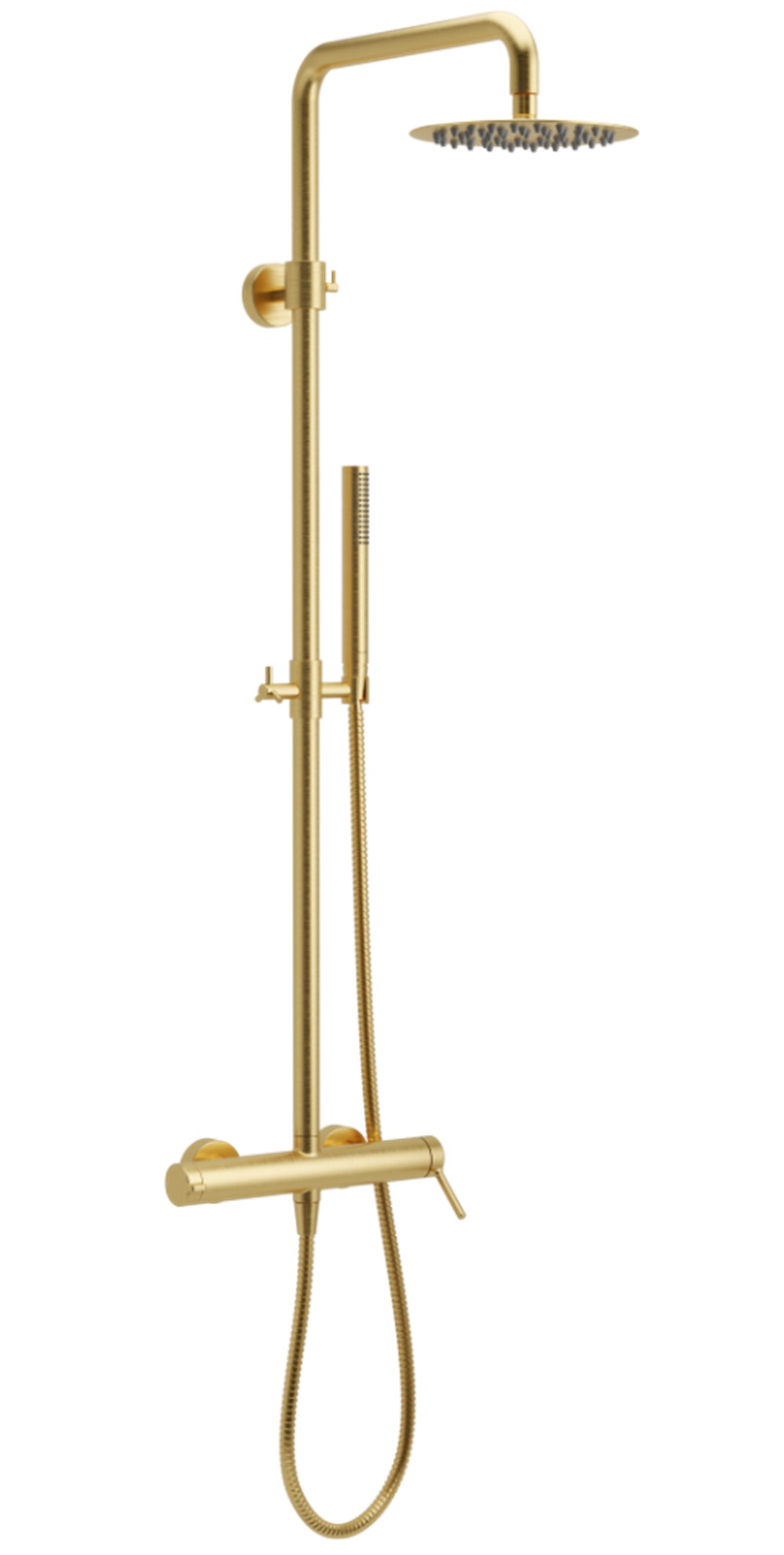 Excellent Pi Duschset Wandmontage mit Regenbrause gold AREX.1281GB