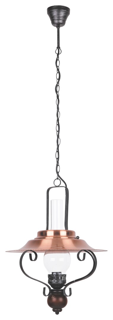 Rabalux Enna Pendelleuchte 1x60 W schwarz-kupfer 7870