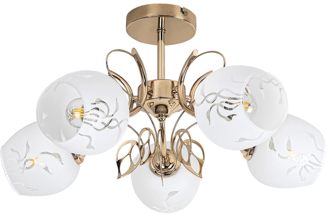 Rabalux Fauna Deckenlampe 5x40 W gold 5099