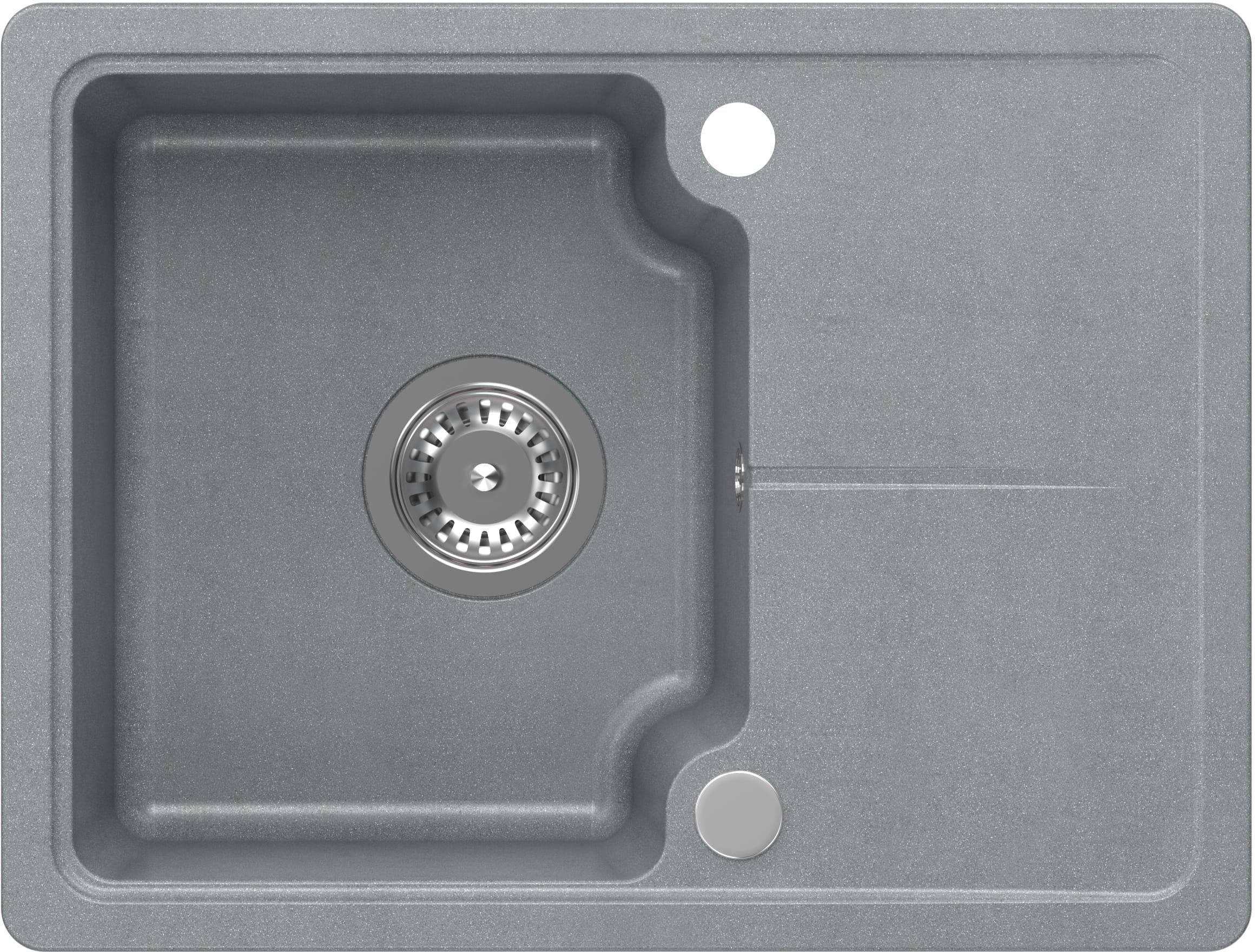 Quadron Baby Johnny GraniteQ-Spüle 58x44 cm grau/graphit/onyx HCQBJ5844SZK