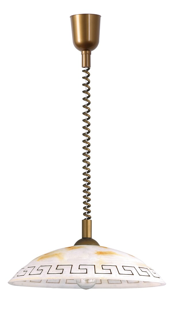 Rabalux Etrusco Pendelleuchte 1x60 W weiß-braun 7640