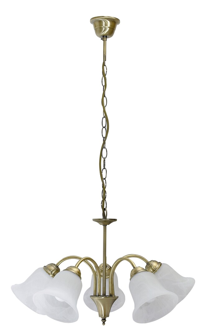 Rabalux Francesca Pendelleuchte 5x40 W weiß-braun 7375