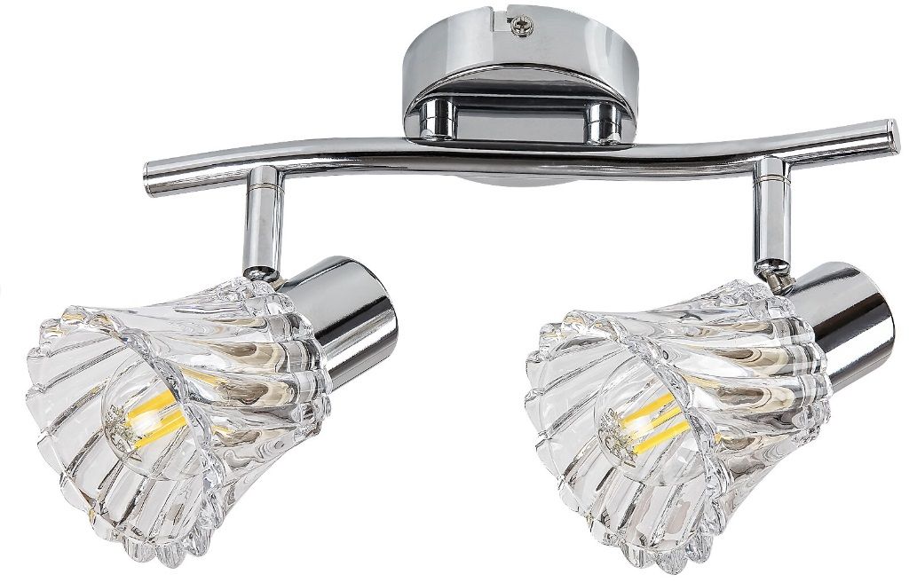 Rabalux Hestia Deckenlampe 2x40 W chrom-transparent 5300