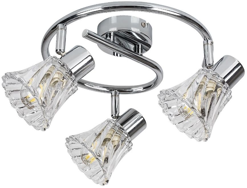 Rabalux Hestia Deckenlampe 3x40 W chrom-transparent 5301