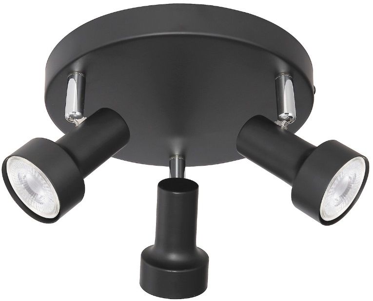 Rabalux Konrad Deckenlampe 3x50 W schwarz 5324