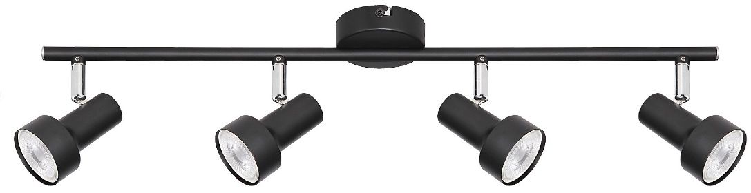 Rabalux Konrad Deckenlampe 4x50 W schwarz 5325