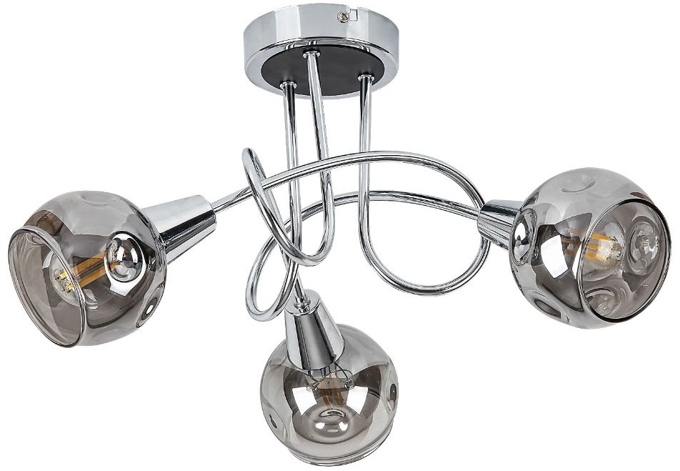 Rabalux Tamara Deckenlampe 3x40 W chrom-verraucht 5348