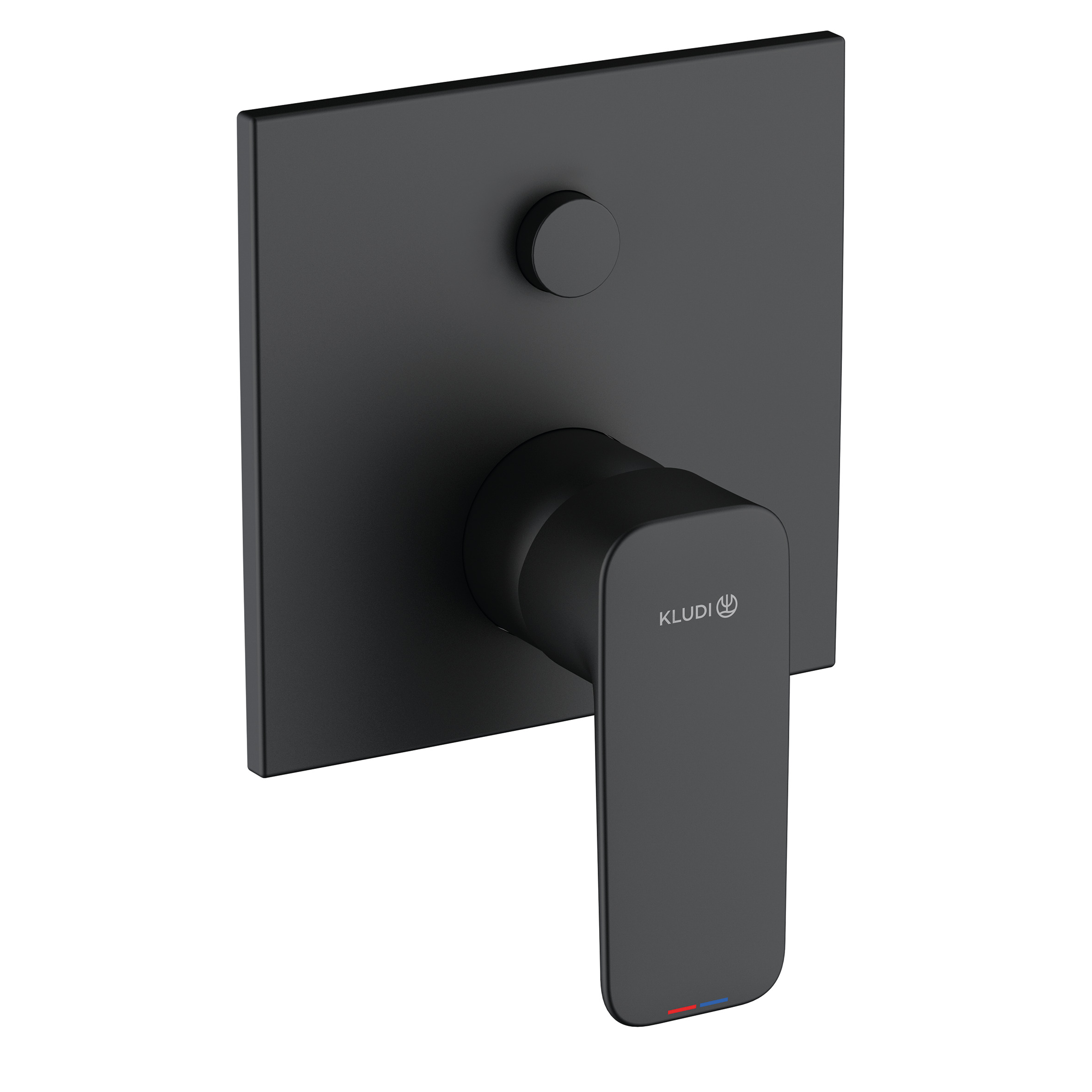 Kludi Pure&Style Badewannen- und Duscharmatur Unterputz schwarz 407593975
