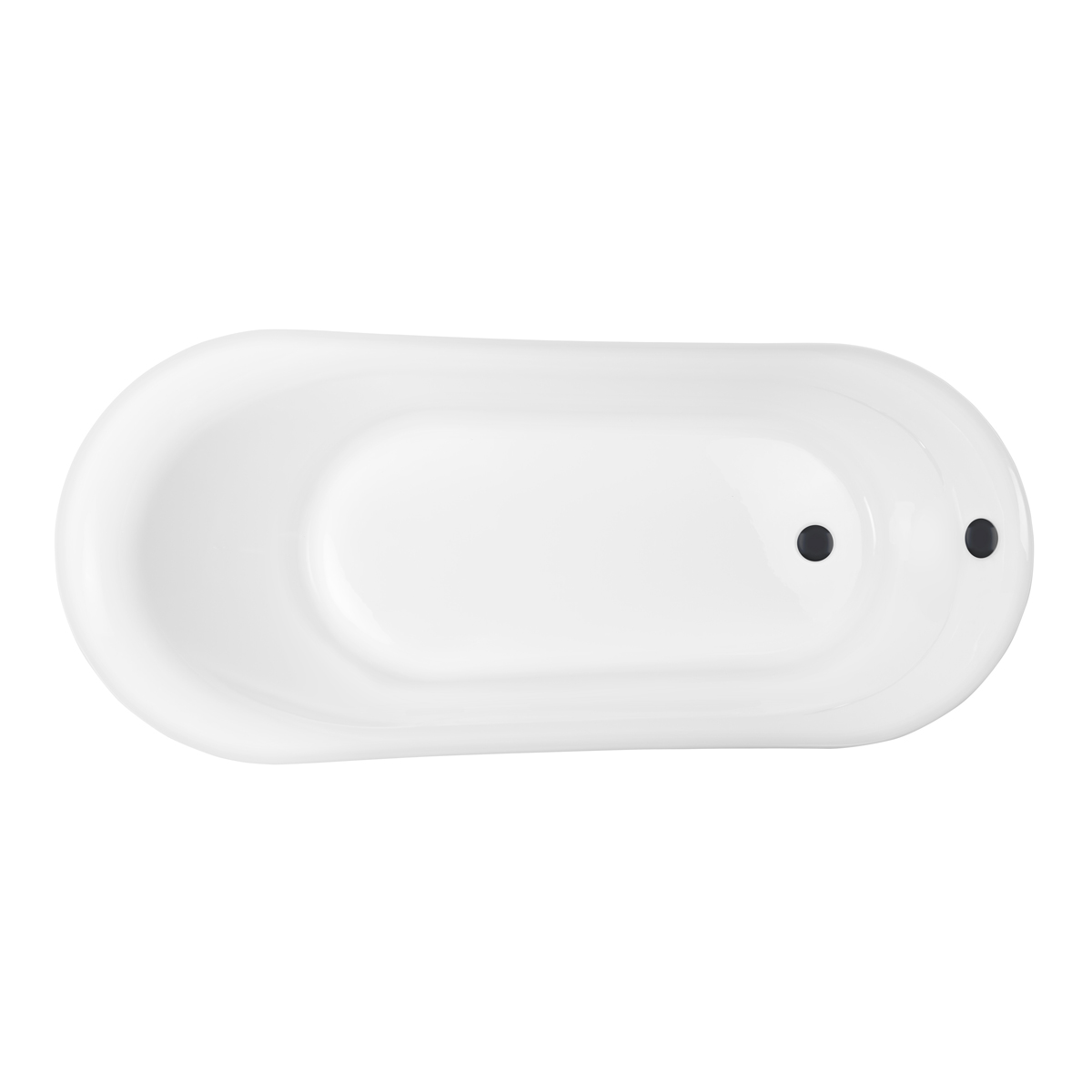 Set Freistehende Badewanne Oltens Gocta 12006000, Verschlusskappe Oltens 09002300, 09004300