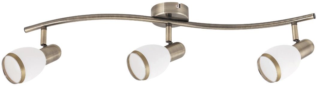 Rabalux Elite Deckenlampe 3x40 W weiß-braun 5972