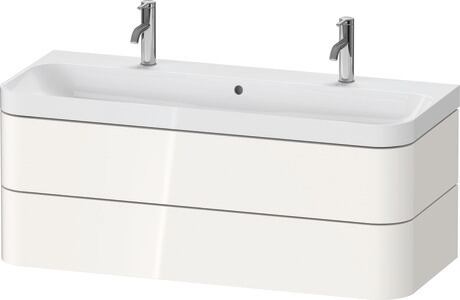 Duravit Happy D.2 Waschbecken mit Unterschrank 117.5 cm weiß HP4379O22220000
