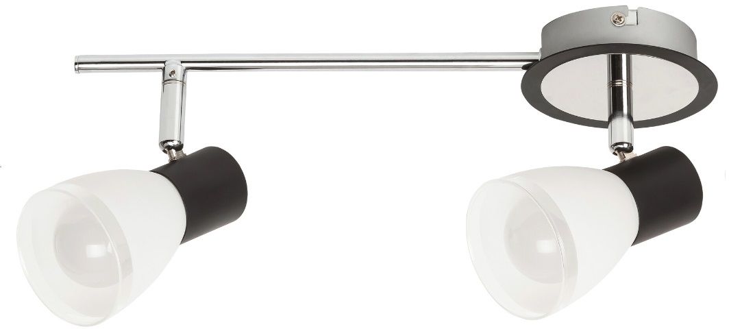 Rabalux Ati Deckenlampe 2x40 W weiß-schwarz 5977