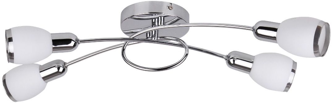 Rabalux Elite Deckenlampe 4x40 W weiß-chrom 6063