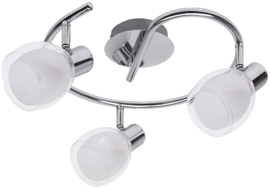 Rabalux Dave Deckenlampe 3x W weiß-chrom 6837