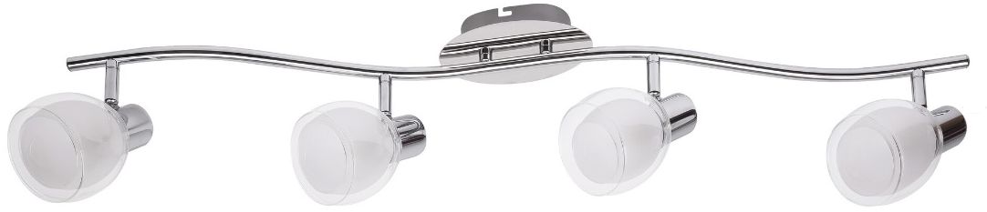 Rabalux Dave Deckenlampe 4x40 W weiß-chrom 6838