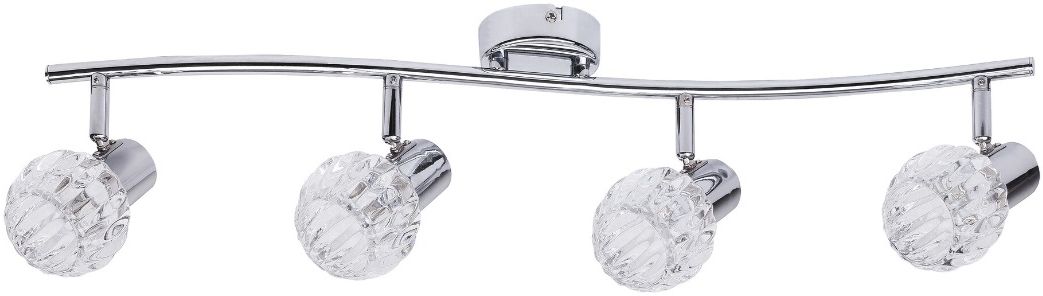 Rabalux Lauren Deckenlampe 4x40 W chrom-transparent 6094