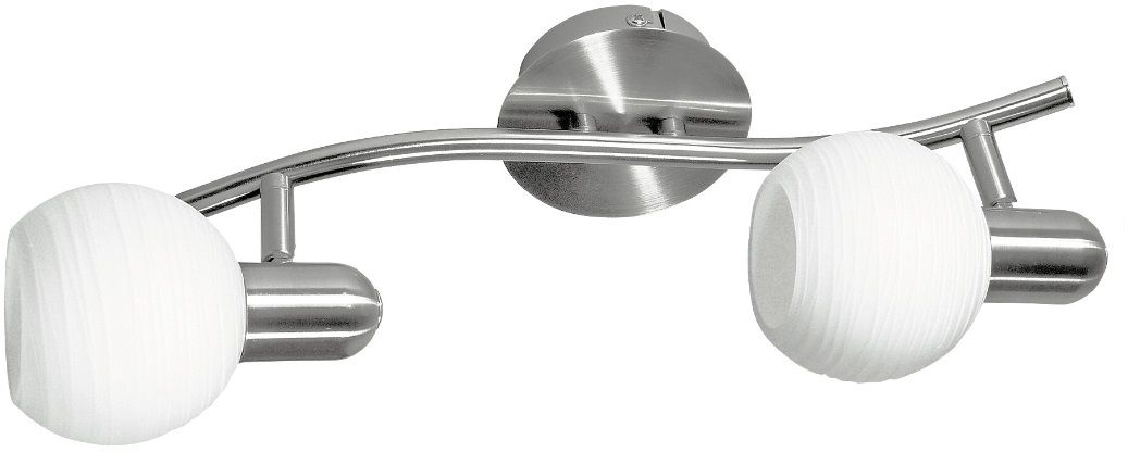 Rabalux Aurel Deckenlampe 2x40 W weiß-chrom-satin 6342