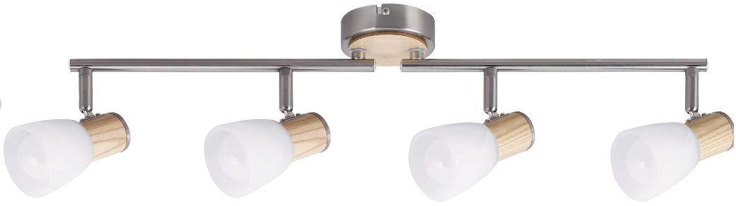 Rabalux Gavin Deckenlampe 4x40 W weiß-chrom-satin 6489