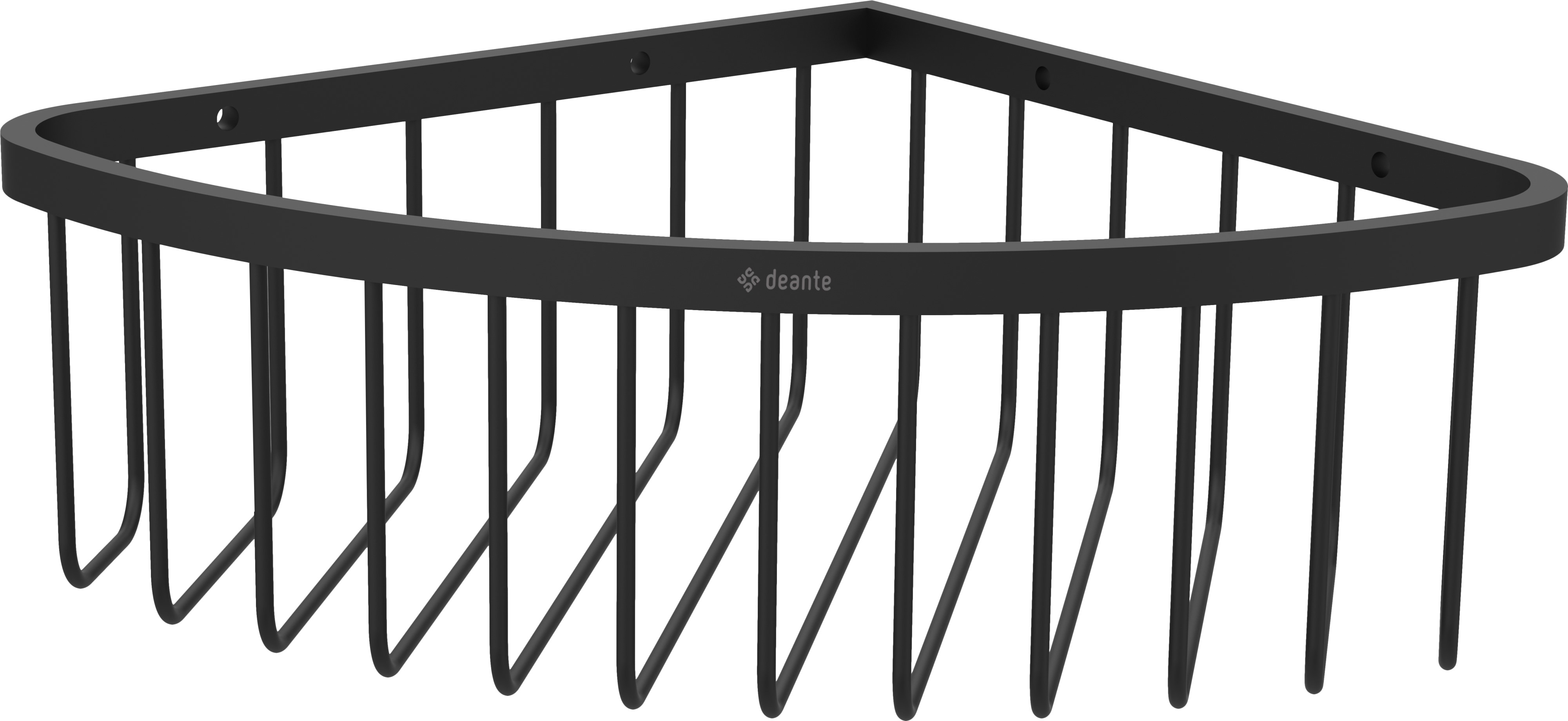 Deante Jaśmin Badezimmerkorb schwarz ADJ_N561