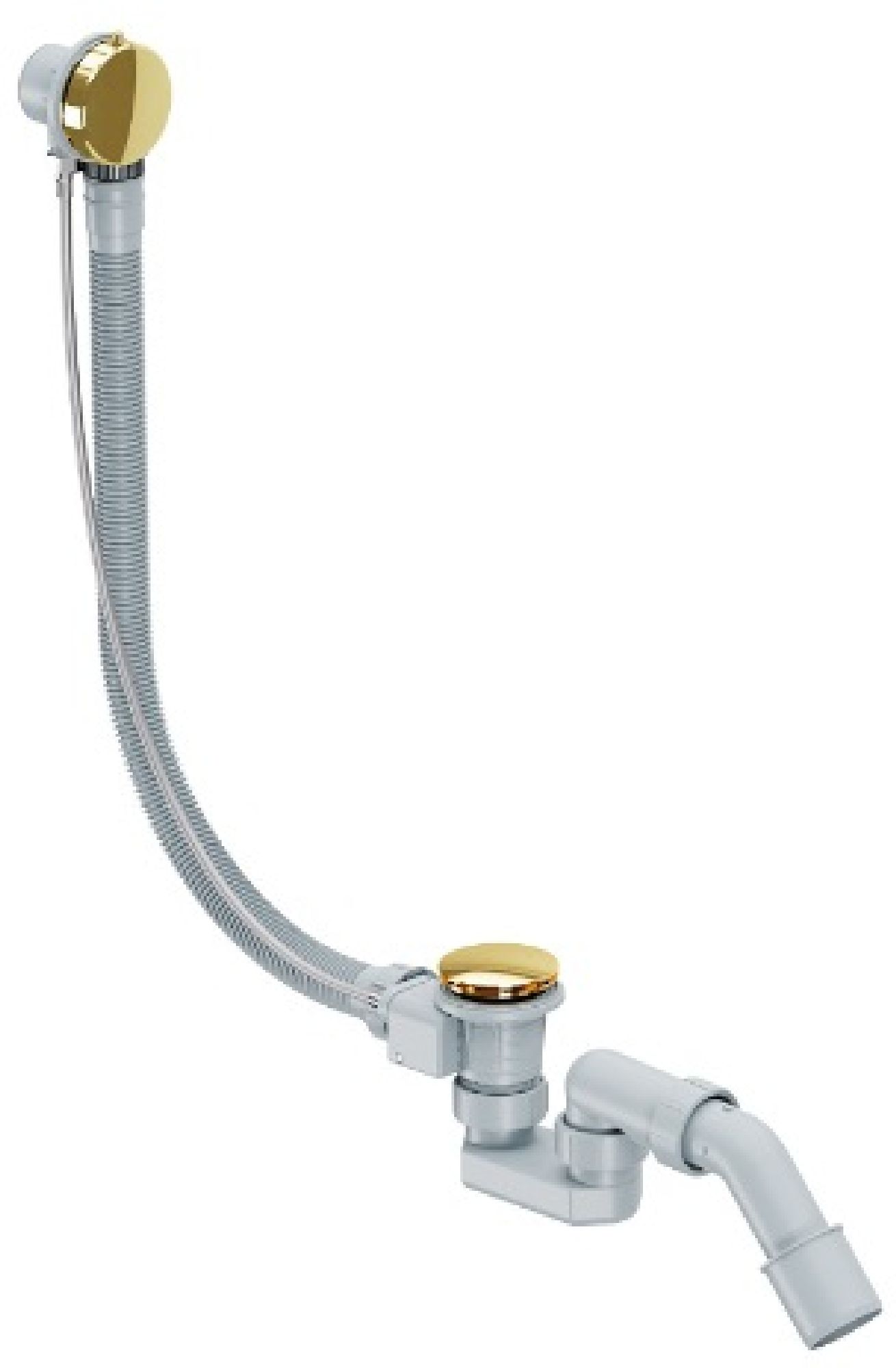 Excellent Simple Siphon mit Überlauf gold ARIN.3180GL