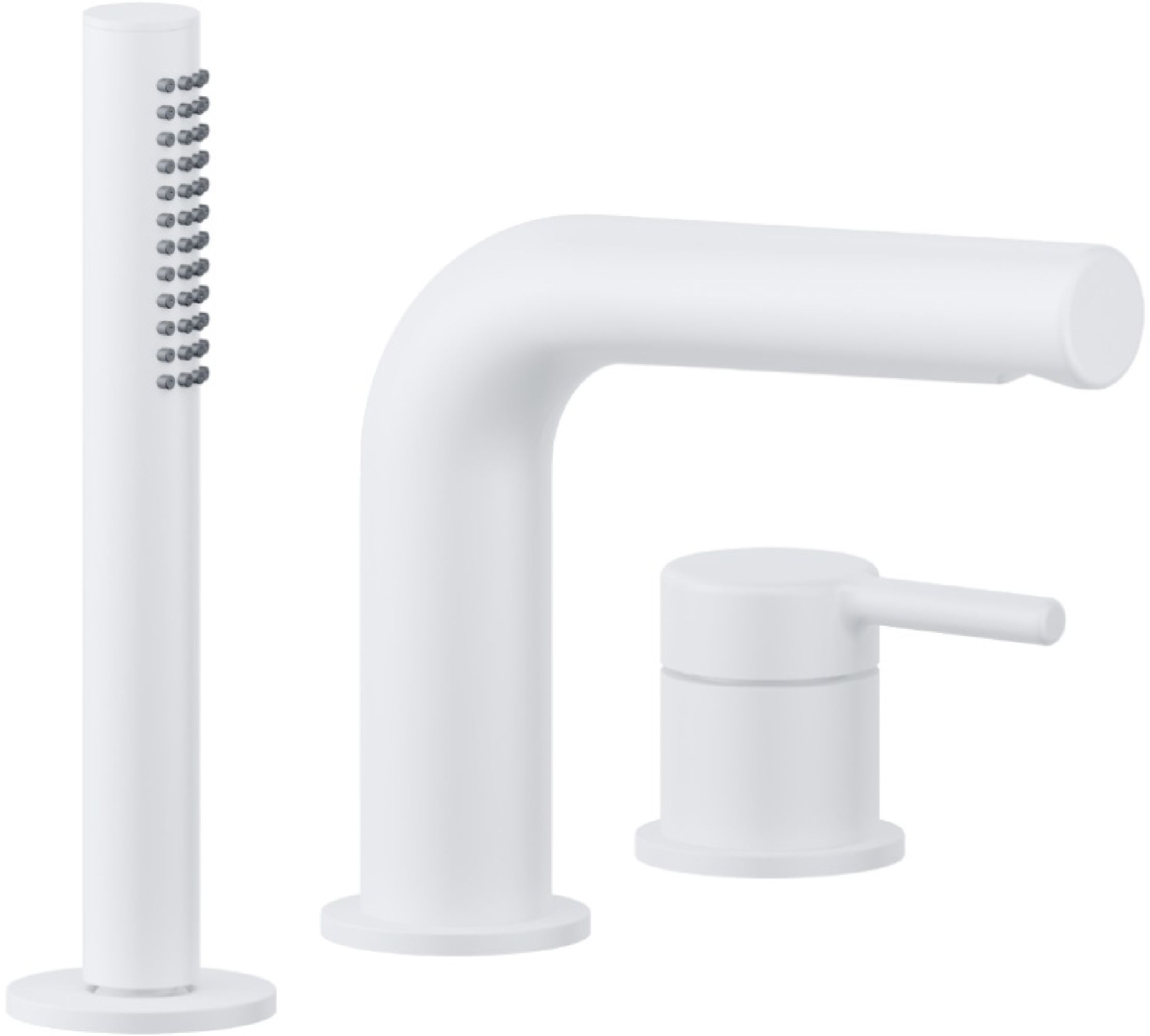 Excellent Pi badewannen- und duscharmatur awannenmontiert weiß AREX.1234WH