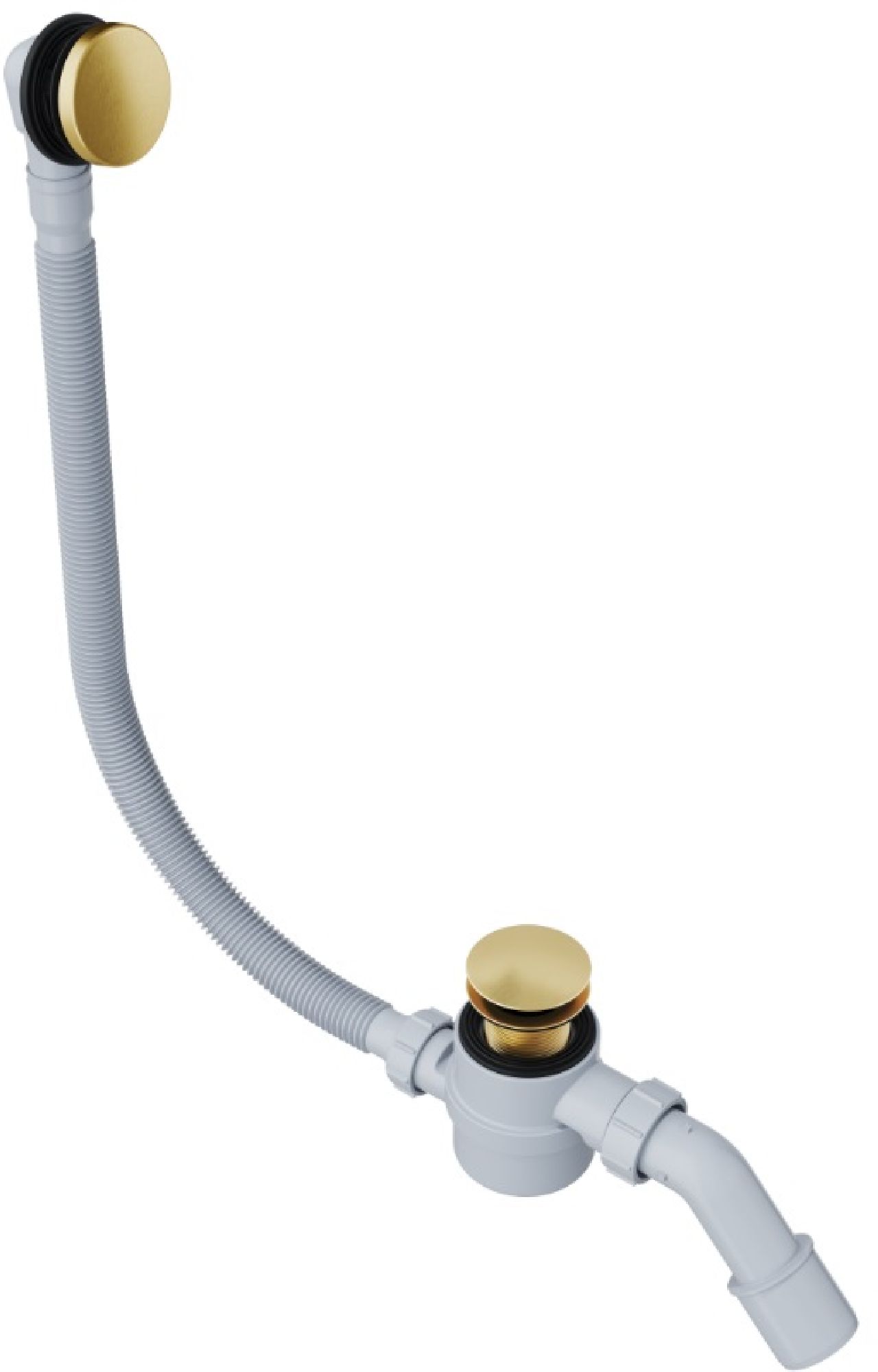 Excellent Moli Siphon mit Überlauf gold ARIN.3210GB